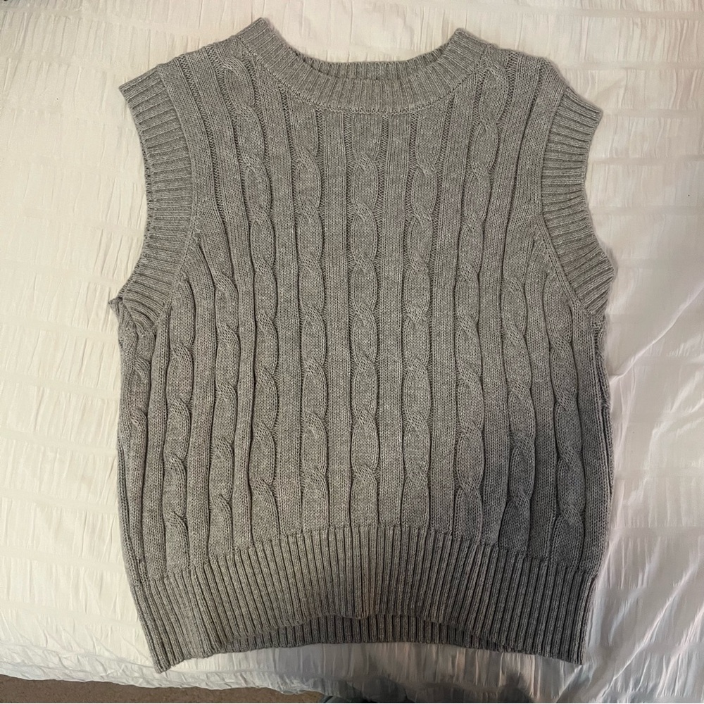 Gray Sweater Vest